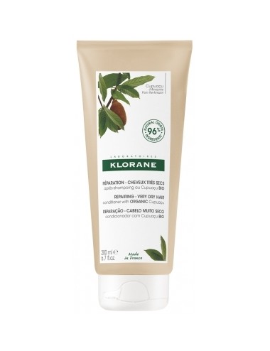 Klorane Réparation Cheveux Très Secs Après-Shampoing au Cupuaçu Bio 200ml