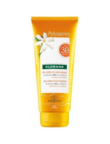 Klorane Polysianes Gel-Crème Solaire sublime SPF 30 - 200ml