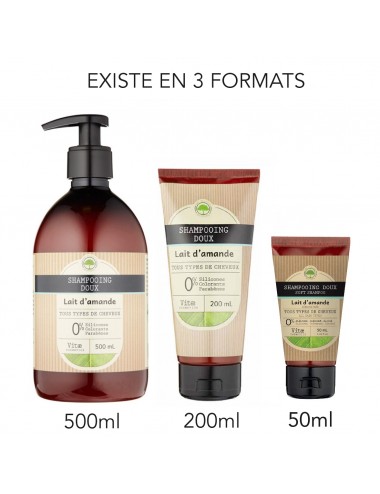 Vitae Cosmétics Shampoing Doux au Lait d'Amande 200ml