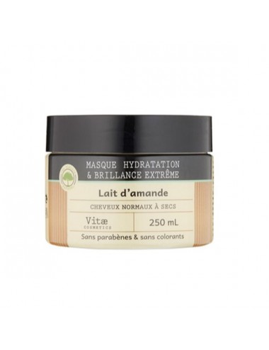 Vitae Cosmétics Masque Cheveux Hydratation et Brillance Extrême 250ml