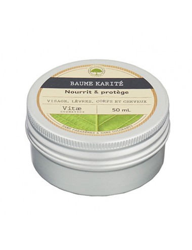 Vitae Cosmétics Baume Nourrissant 100% pur Beurre de Karité 50ml
