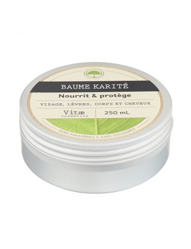 Vitae Cosmétics Baume Nourrissant 100% pur Beurre de Karité 250ml