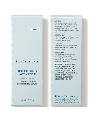 Skinceuticals RETEXTURING 	ACTIVATOR sérum hydratant révelateurd'éclat 30ml