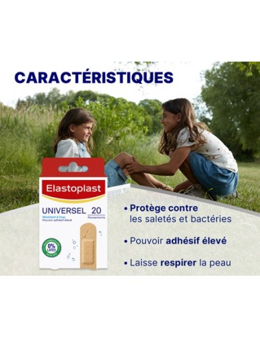 Elastoplast Universel 20 pansements de 19 x 72 mm
