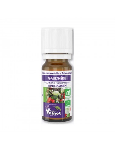 Docteur Valnet Huile Essentielle Bio Gaulthérie 10ml