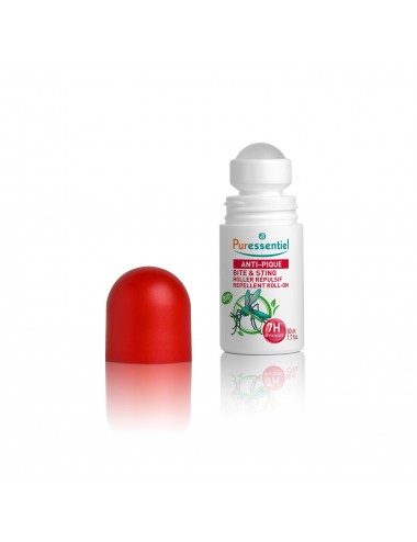 Puressentiel Antipique Roller Répulsif Visage & Corps aux Huiles Essentielles Bio 30ml