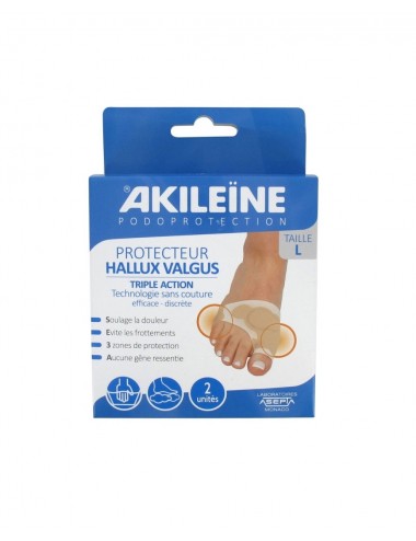 Akileïne Podoprotections Protecteur Hallux Valgus Taille L x2 Unités