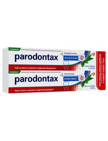 Parodontax Dentifrice Fraîcheur Intense Lot de 2 x 75ml