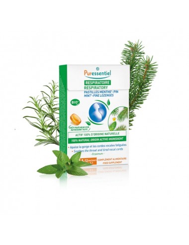 Puressentiel Respiratoire Pastilles Menthe-Pin x20