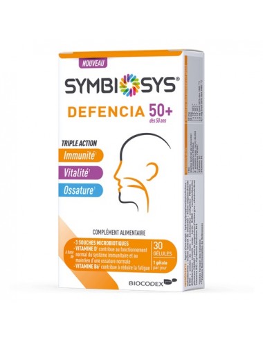 Symbiosys Defencia Senior 50ans et + Triple action 30 Gélules