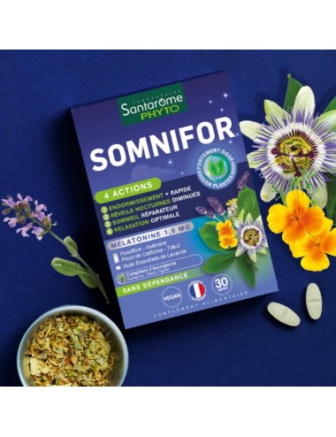 Santarome Somnifor 4 Actions 30 Comprimés