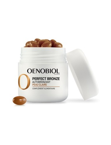 Oenobiol Perfect Bronze Autobronzant Peau Claire 30 Capsules Végétales
