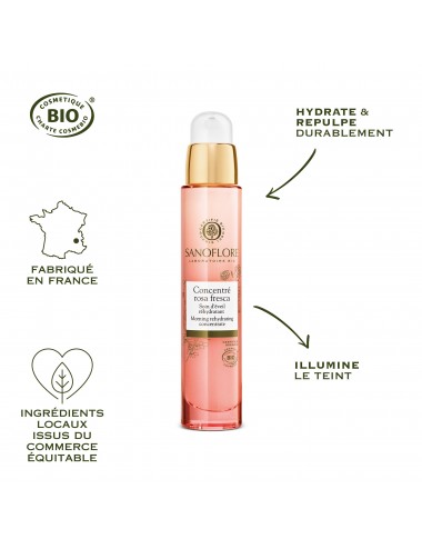 Sanoflore Rosa angelica Concentré hydratant 30ml
