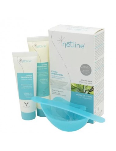 Netline Crème Décolorante Visage et Corps 40ml + 20ml