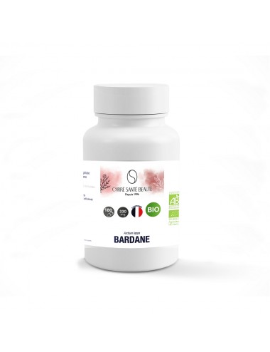 Complément Alimentaire à Base de Poudre de Bardane Bio Dosée à 330mg 180 Gélules