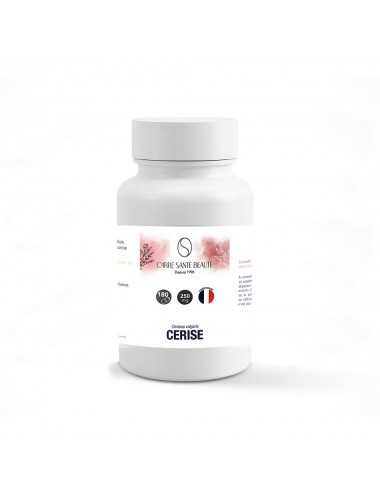 Complément Alimentaire à Base de Poudre de Queues de Cerise Dosée à 250mg 180 Gélules