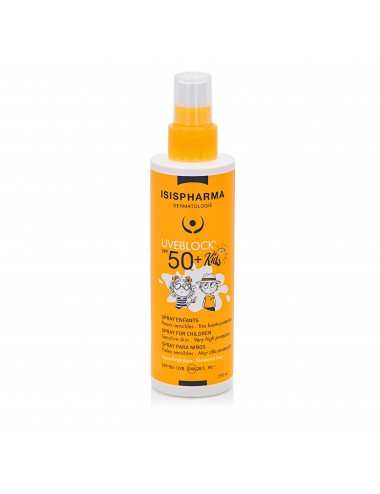IsisPharma Uveblock Solaires Spray Enfants SPF50 200ml