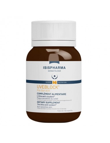IsisPharma UveBlock Pré-sun AOX 60 Gélules