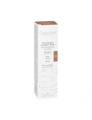 Avène Couvrance Fonds de teint correcteurs fluides Doré 5.0 30ml