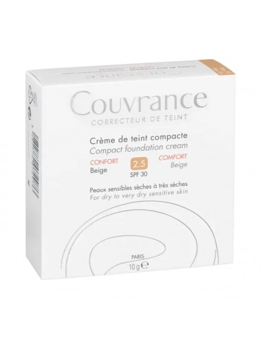 Avène Couvrance Crème de Teint Compacte Confort N°2.5 Beige 10g