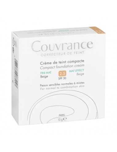 Avène Couvrance Crèmes de teint compactes fini mat Beige 2.5 10g