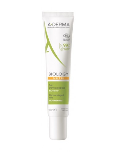 Aderma Biology Soin Dermatologique Nutritif Bio 40ml