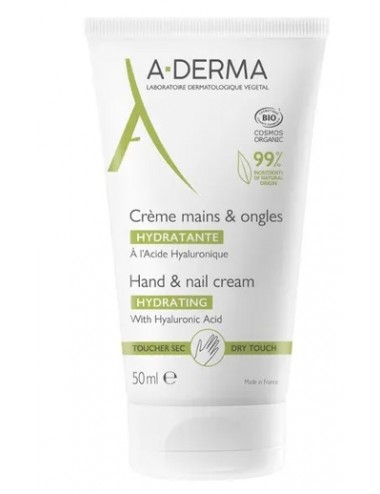 Aderma Crème mains et ongles hydratante 50 ml 