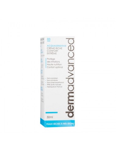 Dermadvanced Acquasensitive Crème Riche Confort Extreme 50ml