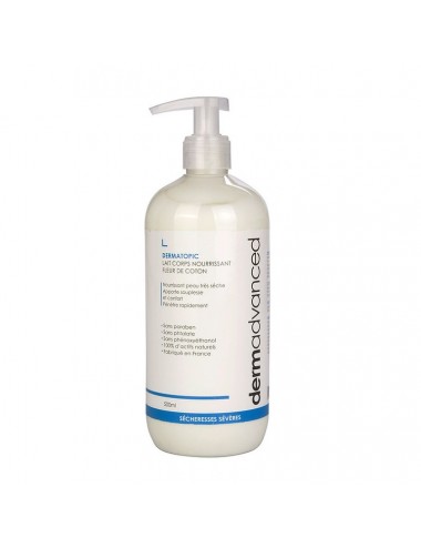 Dermadvanced Dermatopic Lait Corps Nourrissant Fleur de Coton 500ml