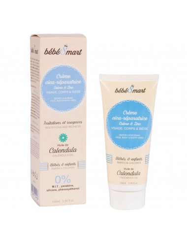 Bébé Smart Crème Cica-Réparatrice Cuivre et Zinc 100ml