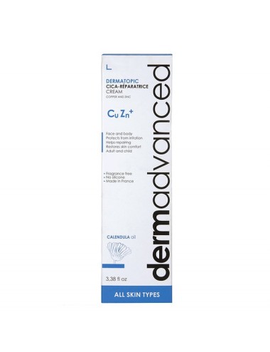 Dermadvanced Dermatopic Crème Cica-Réparatrice Cuivre et Zinc 100ml