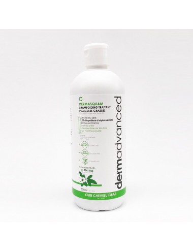 Dermadvanced Dermasquam Shampooing Traitant Pellicules Grasses 500ml