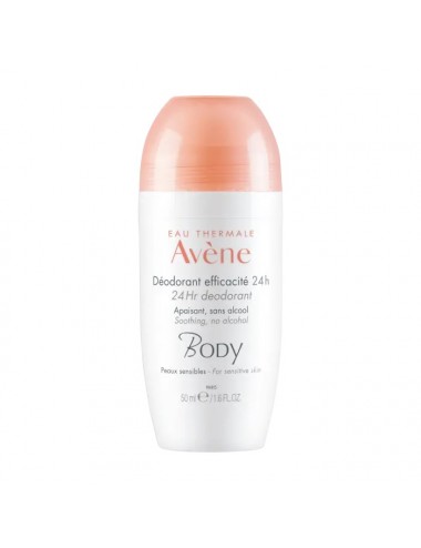Avène BODY Déodorant efficacité 24h Flacon bille 50ml
