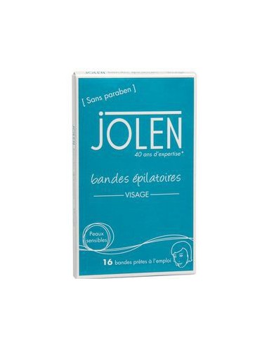 Jolen bandes épilatoires visage X16