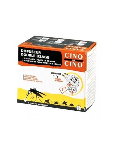 Cinq sur Cinq Diffuseur Double Usage Tablette Et liquide