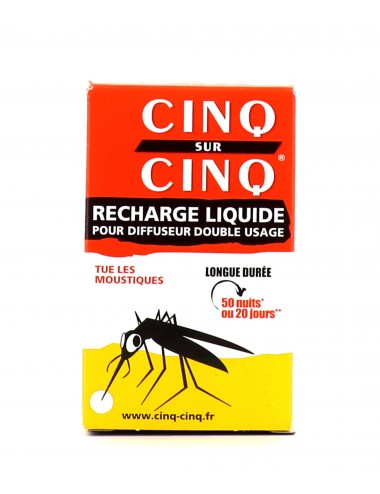 Cinq sur Cinq Diffuseur Anti-moustique Recharge Liquide 35 ml