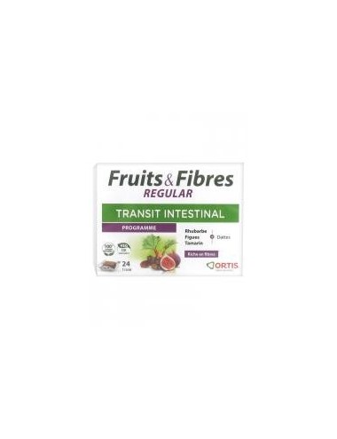 Ortis Fruits et Fibres Regular 24 Cubes à Mâcher