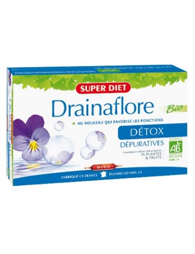 Super Diet drainaflore bio 20 ampoules