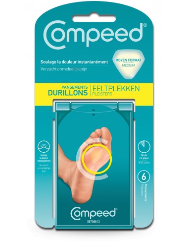 Compeed Pansements Durillons Format Moyen x6