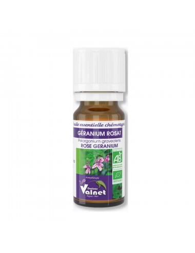 Docteur Valnet Huile Essentielle Bio Géranium Rosat 10 ml