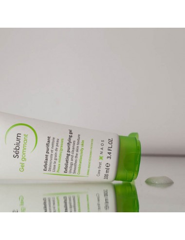 Bioderma Sébium Gel Gommant Exfoliant Purifiant peau mixte à grasse 100ml