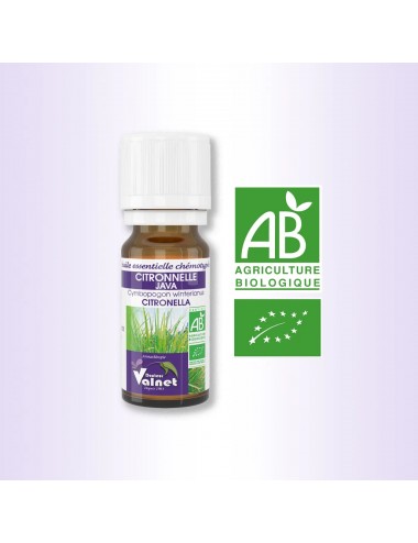 Docteur Valnet Huile Essentielle Bio Citronnelle Java 10ml