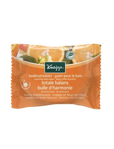 Kneipp Galets de Bain Effervescents Oranger Fleurs de tilleul 80g
