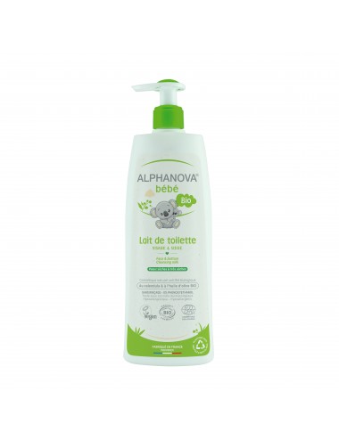 Alphanova Bébé Lait De Toilette Bio 500ml