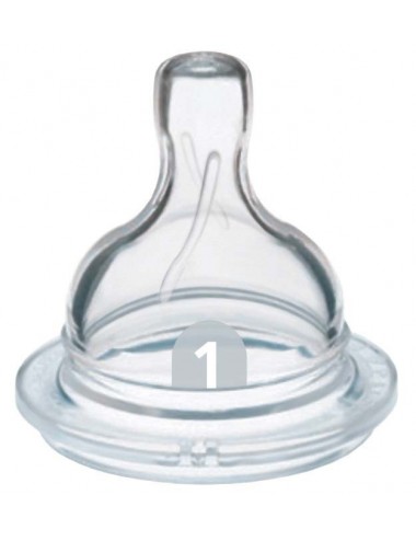 Avent tétines silicone débit nouveau né X2