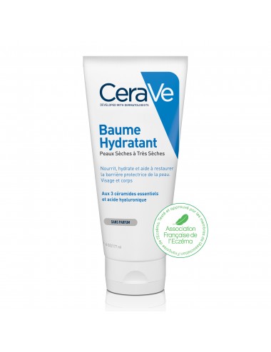 CeraVe Baume Hydratant visage et corps pour les peaux sèches à très sèches 177ml
