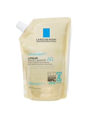 La Roche Posay Lipikar Huile lavante AP+ relipidante anti-grattage ecorecharge 400ml