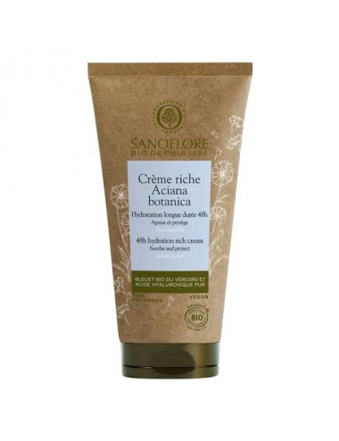 Sanoflore Aciana Botanica Crème Riche Hydratation 48h Bio 50ml