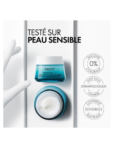 Vichy Mineral 89 Crème Boost d’Hydratation 72H Riche 50ml