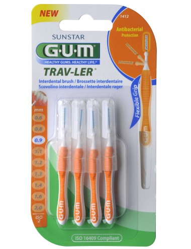 Gum Brossette interdentaire Trav-Ler 0,9 mm